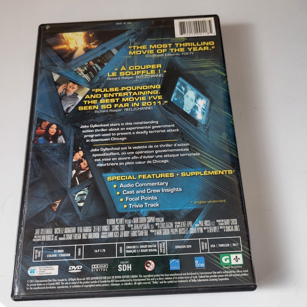 Source Code on DVD - Picture 2 of 6